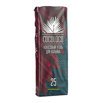 Cocoloco 25мм, 12шт/уп - уголь для кальяна